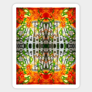 Atom Schlange Blume PATTERN Sticker